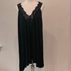 BETSY JOHNSON BLACK NIGHTGOWN